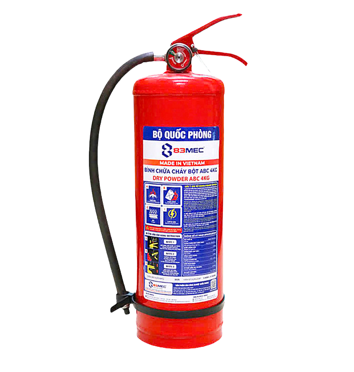 BÌNH CHỮA CHÁY BỘT ABC 4KG
